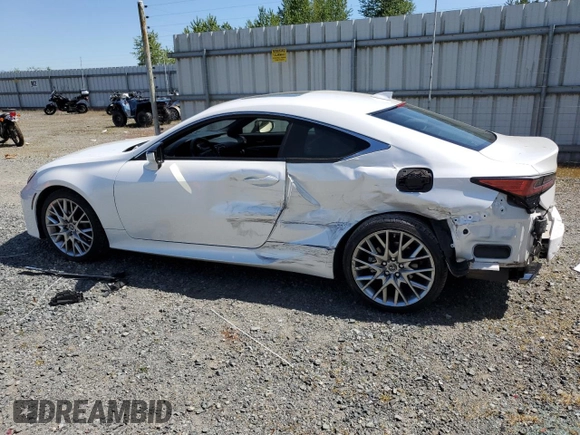 2022 Lexus RC 350 z VIN JTHDZ5BC2N5025535, wystawiony jako Copart lot #56004595 z przebiegiem 11 195 mil mil oraz Szkoda całkowita • Salvage title. Historia ofert i sprzedaży dostępna na DreamBid. Obrazek 2.