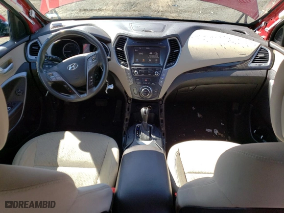 2017 Hyundai Santa Fe SE with VIN KM8SMDHF2HU237845, listed as a Copart auction lot 51257845 with 122,059 mi miles and Salvage Title. Bid and sale history available at carsss.com. Image 8.