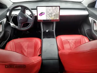 2019 Tesla Model 3 Mid Range with VIN 5YJ3E1EA1KF528950, listed as a Copart auction lot 43344475 with 57,272 mi miles and Clean Title. Bid and sale history available at DreamBid. Image 8.