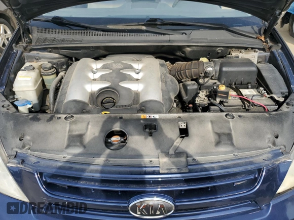 2007 Kia Sedona LX with VIN KNDMB233X76182262, listed as a Copart auction lot 48689735 with 143,041 mi miles and Salvage Title. Bid and sale history available at carsss.com. Image 13.