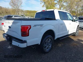 2016 Ford F-150 XLT with VIN 1FTEW1EP7GFB82528, listed as a IAAI auction lot 40653150 with 34,517 mi miles. Bid and sale history available at carsss.com. Image 4.