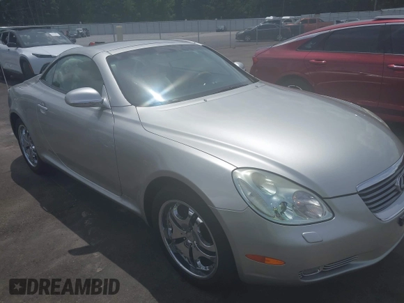 2005 Lexus SC 430 с VIN JTHFN48Y350067436, выставлен на аукционе IAAI как лот 42489208 с пробегом 165 431 миль миль и . История ставок и продаж доступна на DreamBid. Изображение 1.