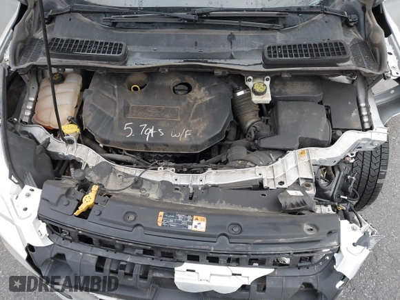 2015 Ford Escape Titanium with VIN 1FMCU9J97FUA84589, listed as a IAAI auction lot 41688156 with 129,073 mi miles. Bid and sale history available at carsss.com. Image 10.