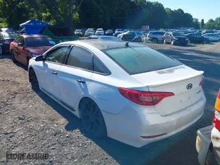 2015 Hyundai Sonata 2.0T Sport with VIN 5NPE34AB5FH166644, listed as a IAAI auction lot 40066764 with 113,887 mi miles. Bid and sale history available at carsss.com. Image 3.