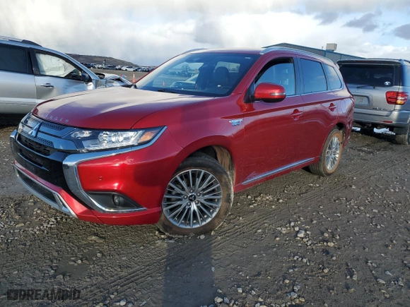 2021 Mitsubishi Outlander PHEV SEL with VIN JA4J2VA75MZ000854, listed as a Copart auction lot 87007434 with 66,512 mi miles and Salvage Title. Bid and sale history available at carsss.com. Image 1.