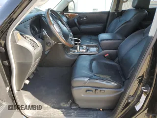 2016 Infiniti QX80 with VIN JN8AZ2NEXG9125401, listed as a Copart auction lot 65924664 with 138,858 mi miles and Salvage Title. Bid and sale history available at carsss.com. Image 7.