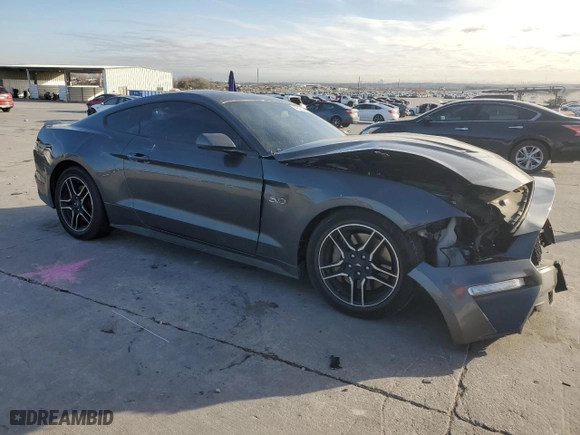 2019 Ford Mustang GT with VIN 1FA6P8CF7K5151188, listed as a Copart auction lot 42637345 with NaN miles and Salvage Title. Bid and sale history available at carsss.com. Image 4.