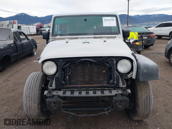 2008 Jeep Wrangler X with VIN 1J4FA24168L639817, listed as a IAAI auction lot 41142546 with 147,501 mi miles and . Bid and sale history available at DreamBid. Image 13.