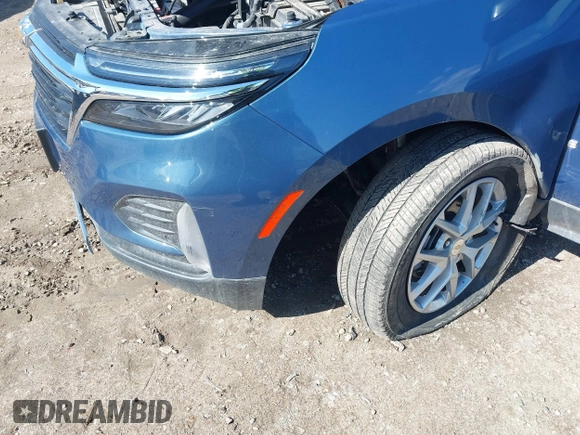 2024 Chevrolet Equinox LT with VIN 3GNAXUEG9RL338596, listed as a IAAI auction lot 41942790 with 25,692 mi miles and . Bid and sale history available at DreamBid. Image 6.