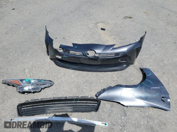 2020 Toyota Prius L Eco z VIN JTDKARFU9L3105675, wystawiony jako Copart lot #54587165 z przebiegiem 130 560 mil mil oraz Szkoda całkowita • Salvage title. Historia ofert i sprzedaży dostępna na DreamBid. Obrazek 12.