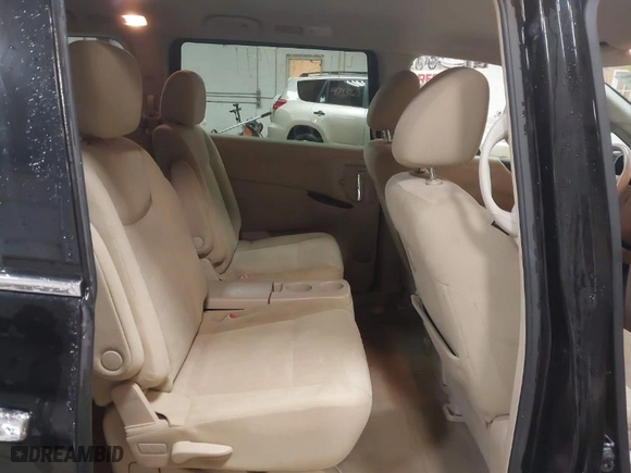 2012 Nissan Quest SL with VIN JN8AE2KP8C9038608, listed as a IAAI auction lot 41816741 with 124,153 mi miles. Bid and sale history available at carsss.com. Image 8.