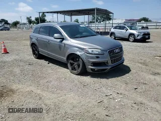 2011 Audi Q7 S line with VIN WA1DGAFE7BD007510, listed as a Copart auction lot 57494655 with 146,779 mi miles and Salvage title. Bid and sale history available at DreamBid. Image 14.