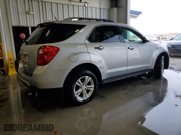 2012 Chevrolet Equinox LTZ with VIN 2GNFLGEK9C6263210, listed as a Copart auction lot 37950943 with 123,159 mi miles and Salvage Title. Bid and sale history available at carsss.com. Image 3.