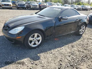 2006 Mercedes-Benz SLK-Class 3.0L with VIN WDBWK54F66F114895, listed as a Copart auction lot 55417885 with 128,984 mi miles and Salvage Title. Bid and sale history available at carsss.com. Image 1.