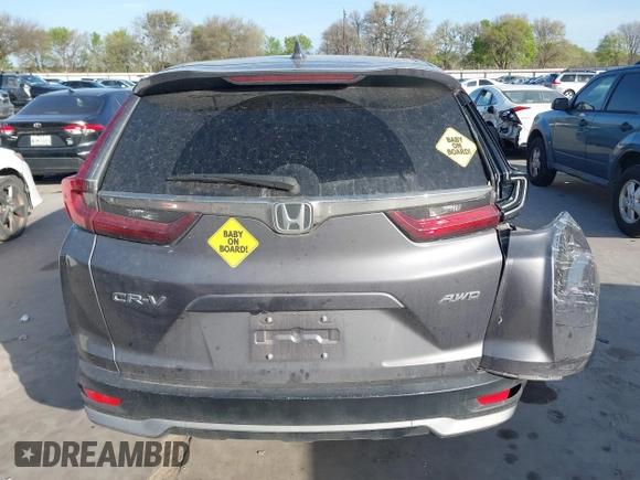 2021 Honda CR-V EX-L with VIN 2HKRW2H80MH671186, listed as a IAAI auction lot 41811966 with 33,781 mi miles and . Bid and sale history available at DreamBid. Image 17.