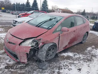 2012 Toyota Prius One with VIN JTDKN3DU1C5429857, listed as a IAAI auction lot 41072254 with 107,418 mi miles. Bid and sale history available at carsss.com. Image 2.