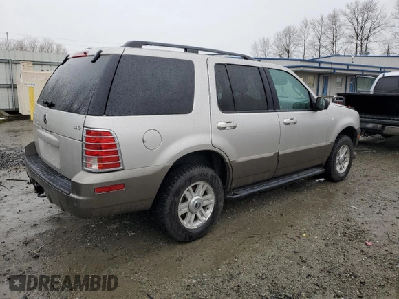 2004 Mercury Mountaineer Convenience z VIN 4M2ZU86K74UJ24696, wystawiony jako Copart lot #87278104 z przebiegiem 138 412 mil mil oraz Czysty tytuł • Clean title. Historia ofert i sprzedaży dostępna na DreamBid. Obrazek 3.