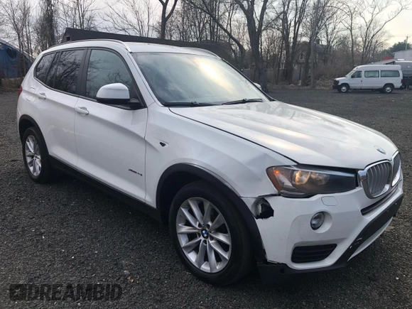 2017 BMW X3 xDrive28i with VIN 5UXWX9C54H0D97940, listed as a Copart auction lot 51627025 with 141,240 mi miles and Clean Title. Bid and sale history available at DreamBid. Image 4.
