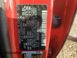 2024 Kia EV6 Wind with VIN KNDC34LA0R5211666, listed as a Copart auction lot 80352954 with 10,861 mi miles and Clean Title. Bid and sale history available at carsss.com. Image 14.