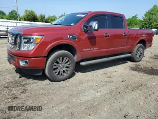 2016 Nissan Titan XD Platinum Reserve with VIN 1N6BA1F42GN501231, listed as a Copart auction lot 55454804 with 93,407 mi miles and Salvage Title. Bid and sale history available at carsss.com. Image 1.