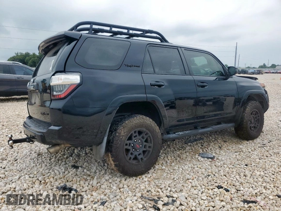 2019 Toyota 4Runner SR5 with VIN JTEBU5JR6K5721383, listed as a Copart auction lot 59556525 with 82,108 mi miles and Salvage title. Bid and sale history available at DreamBid. Image 3.