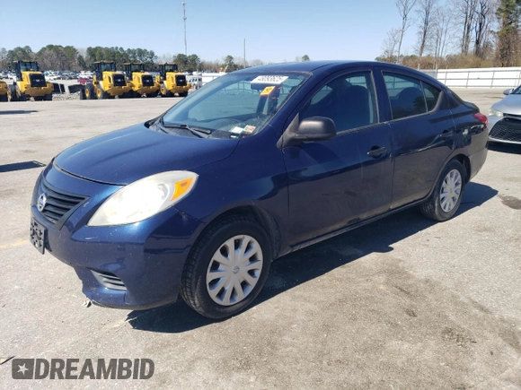 2012 Nissan Versa SL with VIN 3N1CN7AP2CL919981, listed as a Copart auction lot 48093625 with 182,312 mi miles and Salvage Title. Bid and sale history available at carsss.com. Image 1.