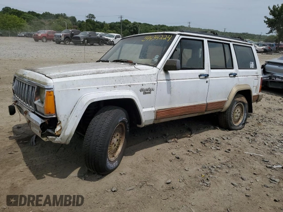 1993 Jeep Cherokee Country with VIN 1J4FJ78S6PL504836, listed as a Copart auction lot 59434224 with 150,581 mi miles and Non Repairable. Bid and sale history available at carsss.com. Image 1.