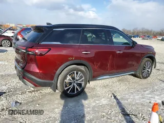 2024 Infiniti QX60 Autograph with VIN 5N1DL1HU5RC330620, listed as a Copart auction lot 88889455 with 8,906 mi miles and Salvage title. Bid and sale history available at DreamBid. Image 3.
