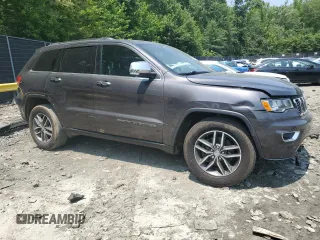 2018 Jeep Grand Cherokee Limited with VIN 1C4RJEBG6JC247468, listed as a Copart auction lot 59789015 with 84,005 mi miles and Salvage title. Bid and sale history available at DreamBid. Image 4.