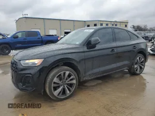 2024 Audi SQ5 Sportback Premium Plus with VIN WA124AFYXR2074022, listed as a Copart auction lot 87796575 with 6,124 mi miles and Clean title. Bid and sale history available at DreamBid. Image 1.
