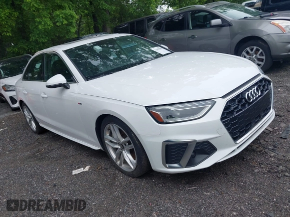 2023 Audi A4 S line Premium Plus with VIN WAUEAAF47PN001966, listed as a IAAI auction lot 42098099 with 47,131 mi miles and . Bid and sale history available at DreamBid. Image 1.
