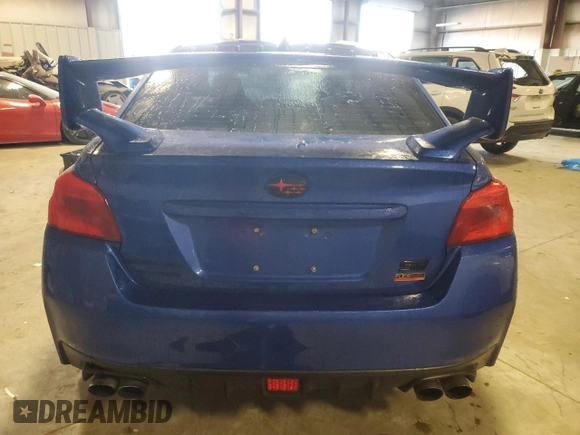 2015 Subaru WRX STI with VIN JF1VA2P69F9818541, listed as a Copart auction lot 41887815 with Not Provided miles and Clean Title. Bid and sale history available at DreamBid. Image 6.