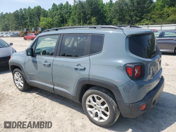 2018 Jeep Renegade Latitude with VIN ZACCJABB9JPJ37963, listed as a Copart auction lot 57336675 with 212,668 mi miles and Clean title. Bid and sale history available at DreamBid. Image 2.