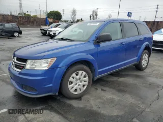 2015 Dodge Journey American Value Pkg with VIN 3C4PDCAB8FT734725, listed as a Copart auction lot 48545665 with 176,632 mi miles and Salvage Title. Bid and sale history available at carsss.com. Image 1.