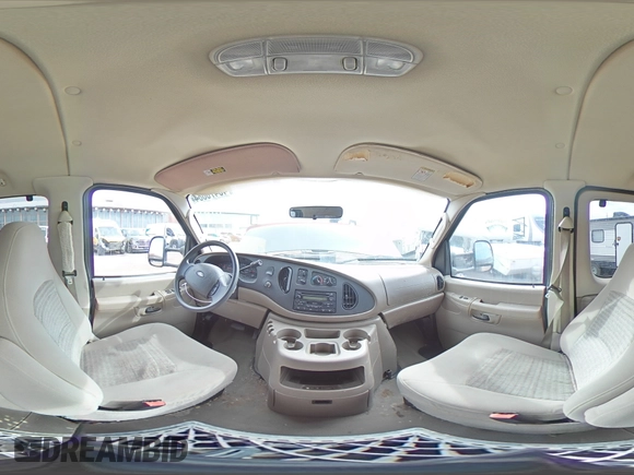 2005 Ford Econoline Passenger XL with VIN 1FBNE31L75HA17246, listed as a Copart auction lot 46470884 with 194,029 mi miles and Salvage Title. Bid and sale history available at carsss.com. Image 14.
