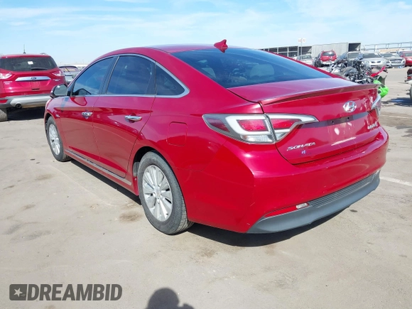 2016 Hyundai Sonata Hybrid SE with VIN KMHE24L18GA038247, listed as a IAAI auction lot 41603106 with 208,891 mi miles. Bid and sale history available at carsss.com. Image 3.