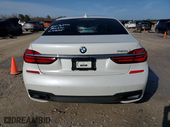 2016 BMW 7 Series 740i with VIN WBA7E2C58GG548314, listed as a Copart auction lot 72876922 with 74,981 mi miles. Bid and sale history available at carsss.com. Image 6.