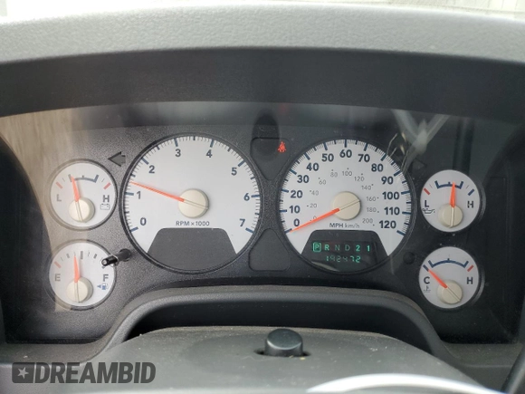 2008 Dodge 1500 SLT with VIN 1D7HA18N38S555603, listed as a Copart auction lot 55864115 with 192,472 mi miles and Clean Title. Bid and sale history available at DreamBid. Image 9.
