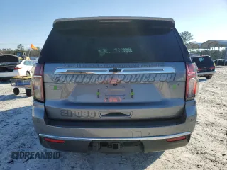 2021 Chevrolet Tahoe Commercial with VIN 1GNSCLED3MR382076, listed as a Copart auction lot 48526775 with 45,306 mi miles and Salvage title. Bid and sale history available at DreamBid. Image 6.