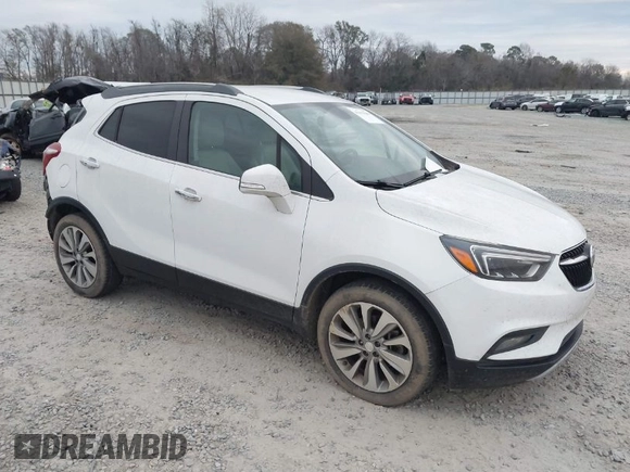 2017 Buick Encore Essence with VIN KL4CJCSB7HB011839, listed as a IAAI auction lot 41303660 with 80,789 mi miles and . Bid and sale history available at carsss.com. Image 1.