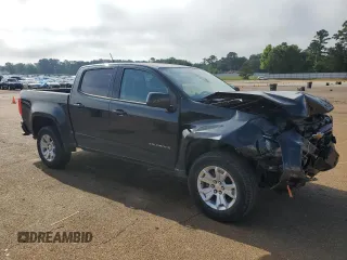 2022 Chevrolet Colorado 2WD LT with VIN 1GCGSCEA0N1308752, listed as a Copart auction lot 53984015 with 27,345 mi miles and Salvage title. Bid and sale history available at DreamBid. Image 4.