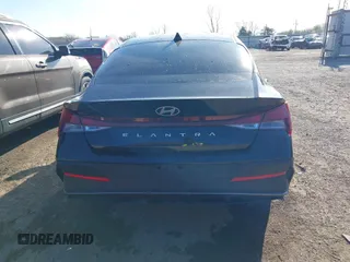 2024 Hyundai Elantra SEL with VIN KMHLM4DG4RU760241, listed as a IAAI auction lot 41849753 with 5,111 mi miles. Bid and sale history available at carsss.com. Image 17.