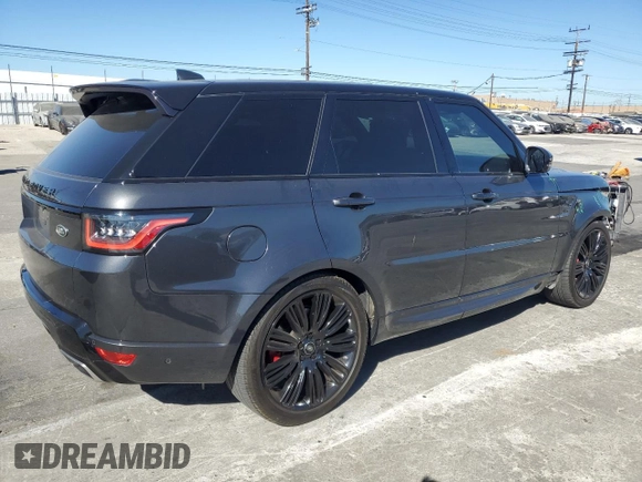 2021 Land Rover Range Rover Sport HSE Dynamic with VIN SALWR2SE8MA752154, listed as a Copart auction lot 68149574 with 50,640 mi miles and Salvage Title. Bid and sale history available at carsss.com. Image 3.
