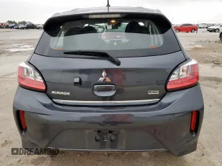2024 Mitsubishi Mirage ES with VIN ML32AUHJ4RH013782, listed as a Copart auction lot 58069015 with 7,366 mi miles and Salvage title. Bid and sale history available at DreamBid. Image 6.