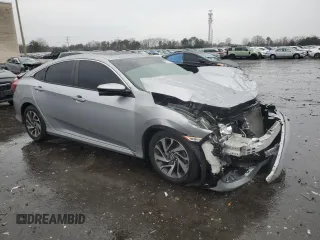 2016 Honda Civic EX with VIN 19XFC2F71GE247949, listed as a Copart auction lot 50024505 with 77,143 mi miles and Salvage Title. Bid and sale history available at DreamBid. Image 4.
