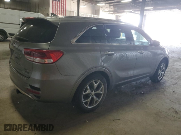 2016 Kia Sorento SXL z VIN 5XYPKDA10GG010538, wystawiony jako Copart lot #52142825 z przebiegiem 82 466 mil mil oraz Czysty tytuł • Clean title. Historia ofert i sprzedaży dostępna na DreamBid. Obrazek 3.