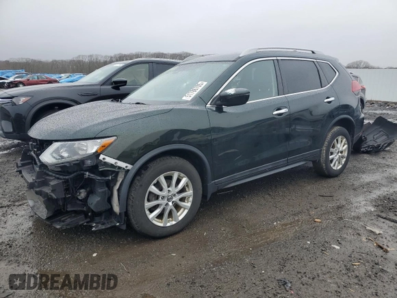 2019 Nissan Rogue SL with VIN 5N1AT2MV0KC716987, listed as a Copart auction lot 51786705 with 95,282 mi miles and Salvage Title. Bid and sale history available at carsss.com. Image 1.