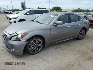 2011 Infiniti M37 with VIN JN1BY1AP1BM322471, listed as a Copart auction lot 73488294 with 159,554 mi miles and Salvage Title. Bid and sale history available at carsss.com. Image 1.