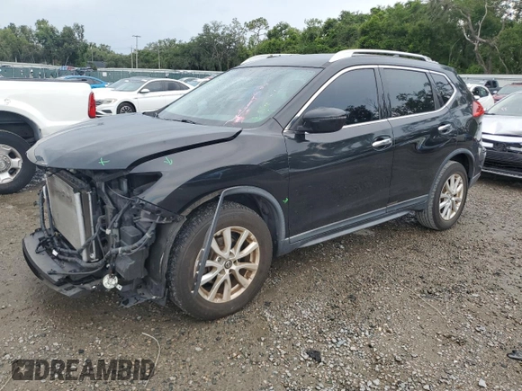 2017 Nissan Rogue SV with VIN KNMAT2MT6HP501697, listed as a Copart auction lot 63013915 with 49,510 mi miles and Salvage title. Bid and sale history available at DreamBid. Image 1.
