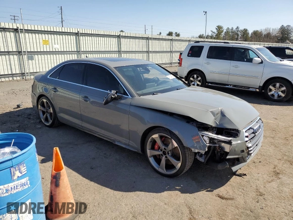 2019 Audi S4 Premium Plus z VIN WAUB4AF44KA034918, wystawiony jako Copart lot #47534575 z przebiegiem 70 199 mil mil oraz Szkody całkowita. Historia ofert i sprzedaży dostępna na DreamBid. Obrazek 4.